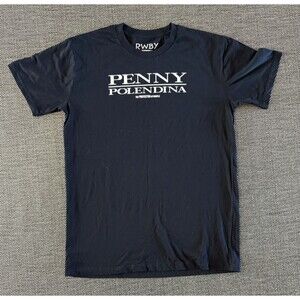 RWBY Penny Polendina Rooster Teeth Mens T-Shirt M RARE Black Protector Of Mantle